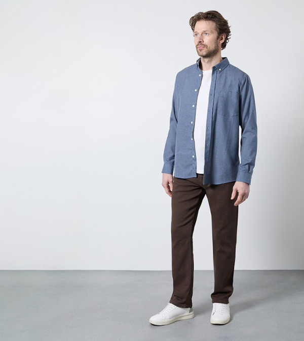 Maine Maine - Brown Straight Jeans