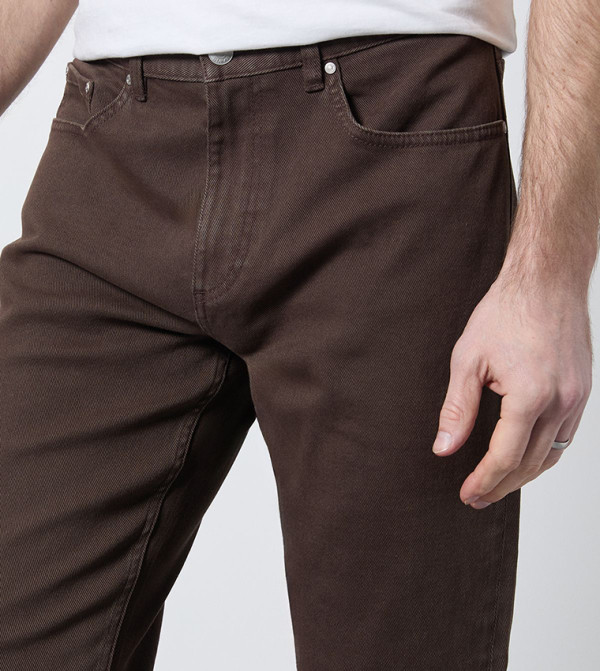 Maine Maine - Brown Straight Jeans