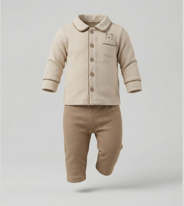 BABIES & MORE Nightwear - Beige Top & Pyjama Sets