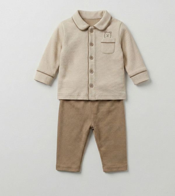 BABIES & MORE Nightwear - Beige Top & Pyjama Sets
