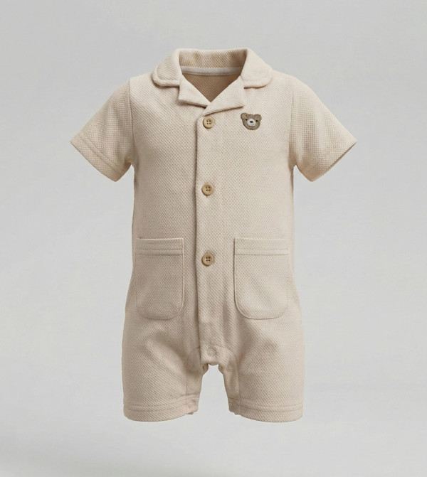 BABIES & MORE  Onepiece & Bodysuits - Beige Rompers