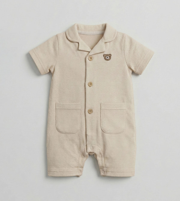BABIES & MORE  Onepiece & Bodysuits - Beige Rompers