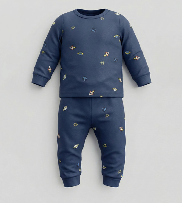 بيبيز آند مور بيبيز آند مور  - كحلي مجموعات بلايز وبيجامة