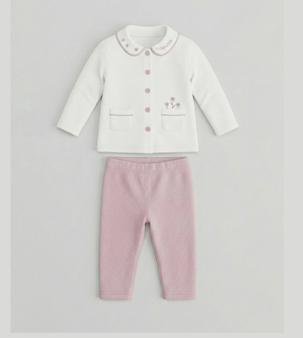 BABIES & MORE Kids - White Top & Pyjama Sets