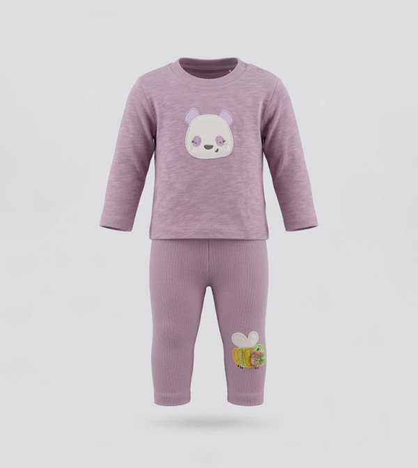 BABIES & MORE  Nightwear - Purple Top & Pyjama Sets