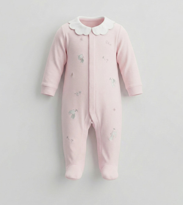 BABIES & MORE Nightwear - Pink Sleep Suits/Footies