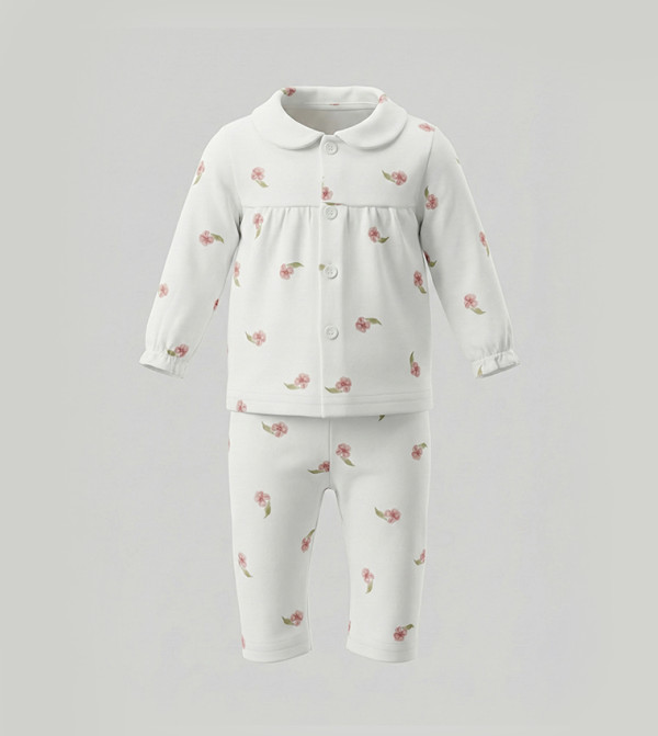 BABIES & MORE Nightwear - White Top & Pyjama Sets