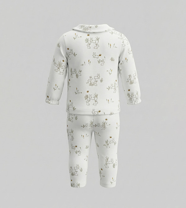 BABIES & MORE - White Top & Pyjama Sets