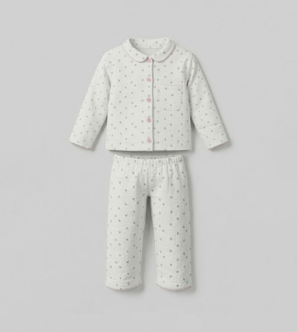 BABIES & MORE Nightwear - White Top & Pyjama Sets