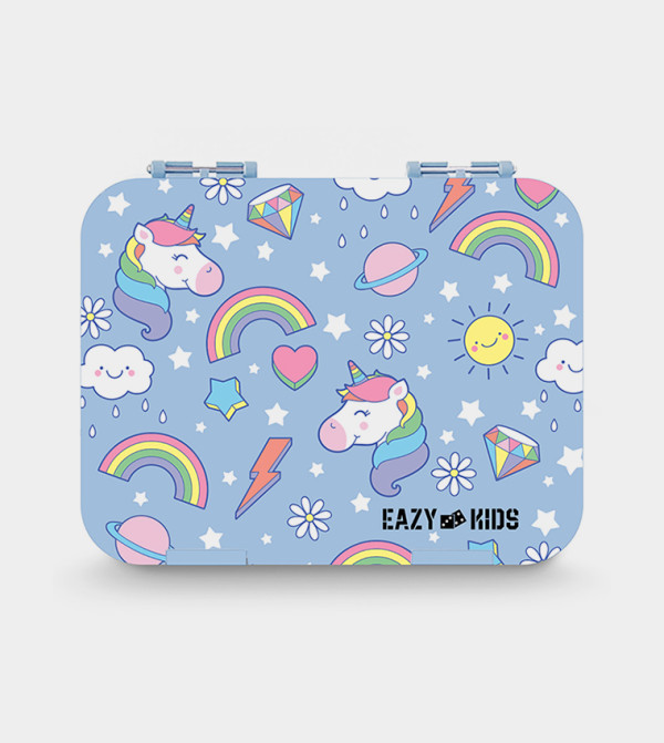 Eazy Kids  STATIONERY - Blue Lunch Boxes