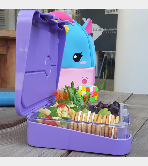 Eazy Kids  STATIONERY - Purple Lunch Boxes