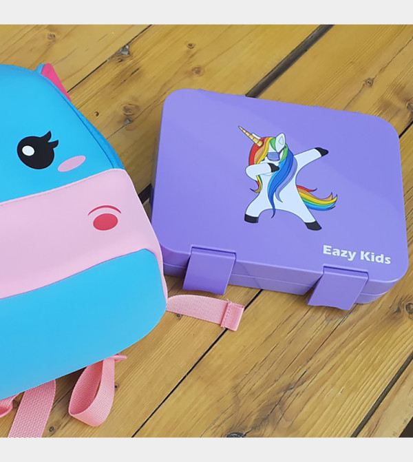 Eazy Kids  STATIONERY - Purple Lunch Boxes
