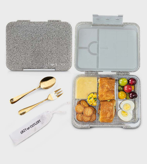 Eazy Kids  Kids Accessories - Grey Lunch Box