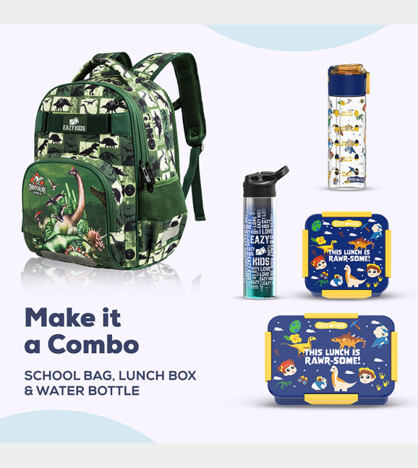 Eazy Kids Yalla Mums - Green Backpack Set