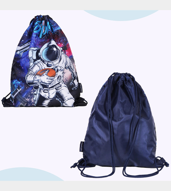 Eazy Kids Back to School - Blue Backpack Set