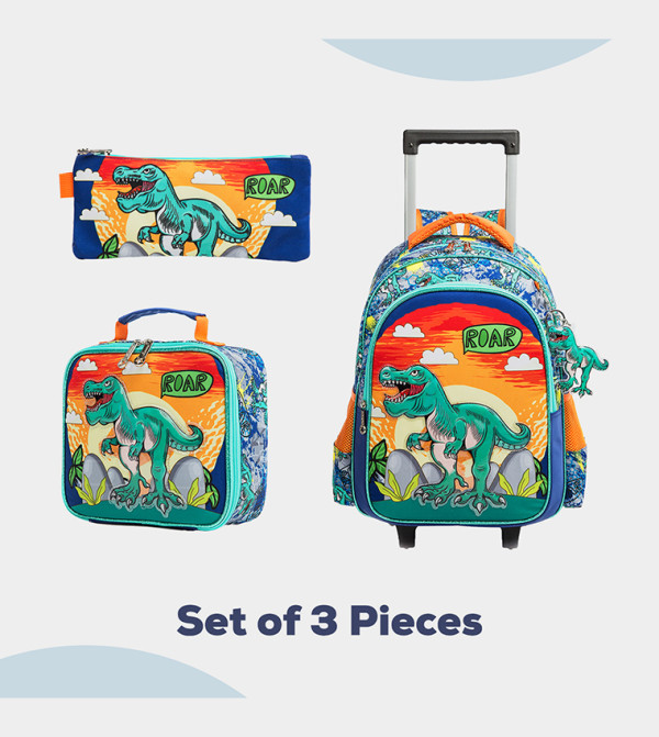 Eazy Kids Yalla Mums - Orange Backpack Set