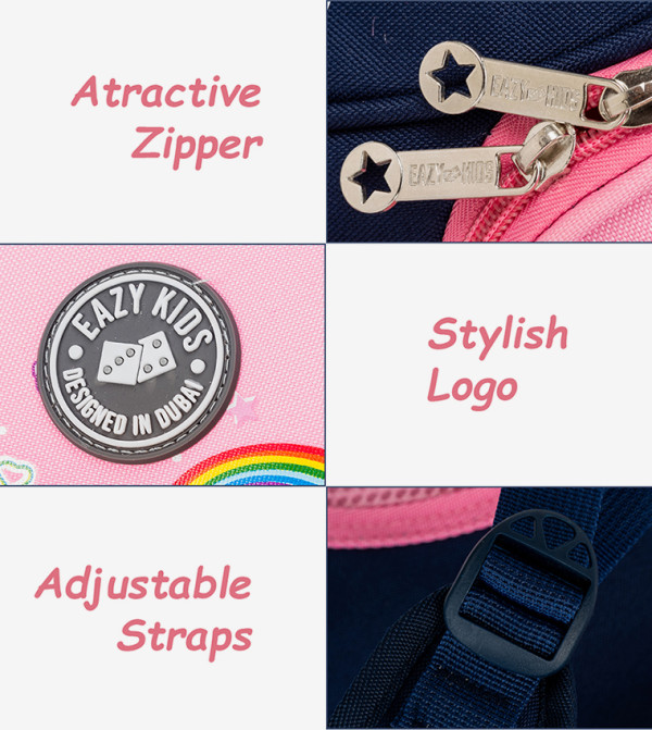 Eazy Kids Back to School - Pink Backpacks
