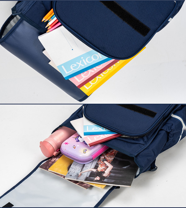 Eazy Kids Back to School - Blue Backpacks