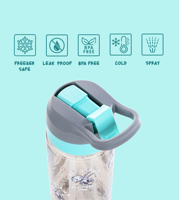 ايزي كيدز  قوارير ماء - رمادي زجاجات مياه