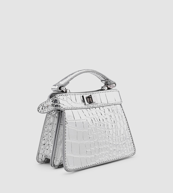 كابلي  - فضي Handheld Bags