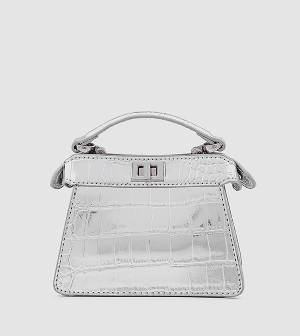 كابلي  - فضي Handheld Bags