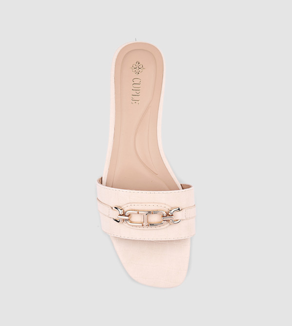 Cuple  - Pink Flat Sandals