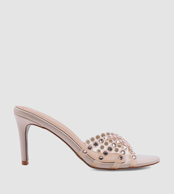 Cuple  Sandals - Nude Heels