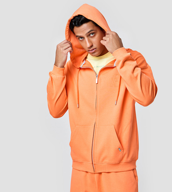 F5  Jackets & Coats - Orange Casual Jackets