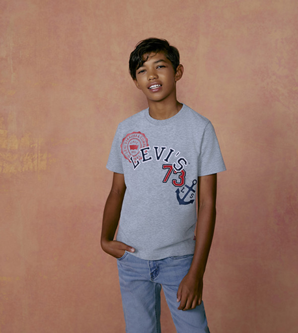ليفايز little-trendsetters-k - أزرق جينز