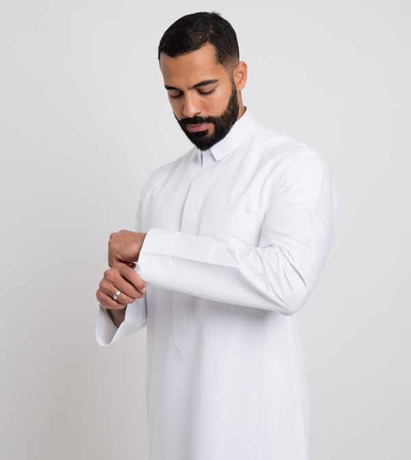 الشياكة الشياكة - أبيض Kandura
