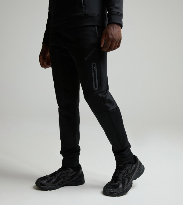 Monterrain  Sportswear - BLACK Track Pants & Joggers