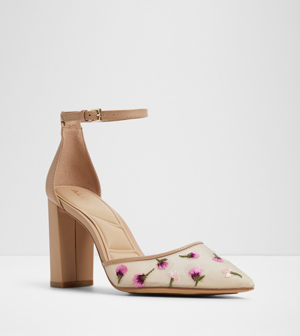ألدو  modest-glam-w - بيج أحذية بكعب