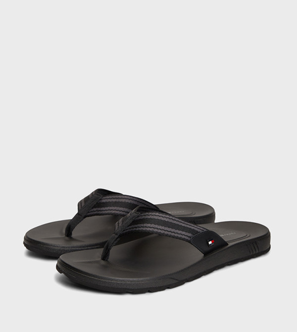 Tommy Hilfiger  Flip flops and Slides - BLACK Flip-Flops