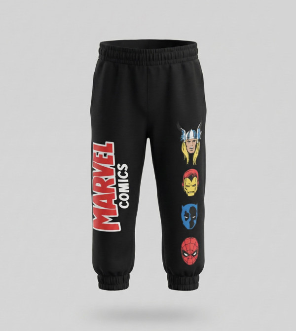 BABIES & MORE  marvel - Black Joggers