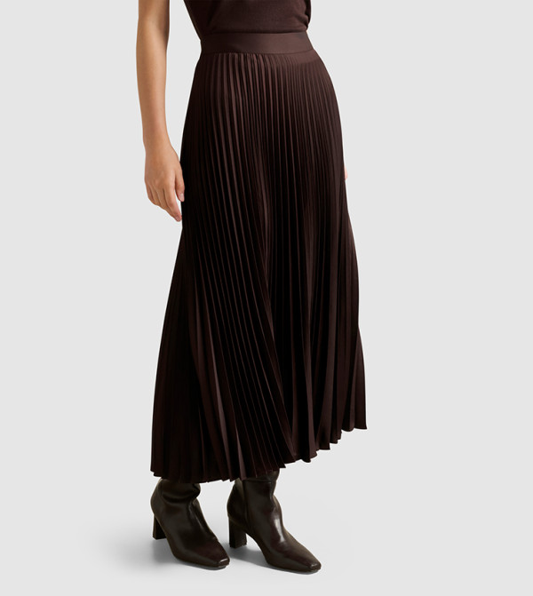 Forever New  Skirts - Brown Midi Skirts