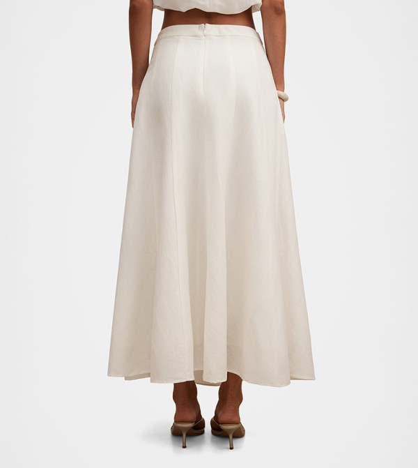 Forever New  Skirts - White Maxi Skirts