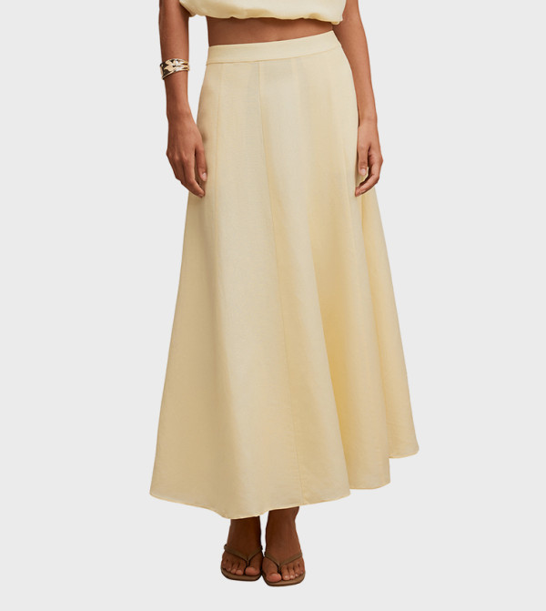 Forever New  - Yellow Maxi Skirts