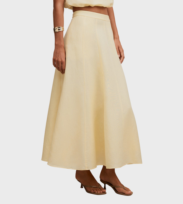 Forever New  - Yellow Maxi Skirts