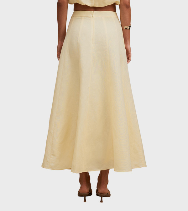Forever New  - Yellow Maxi Skirts