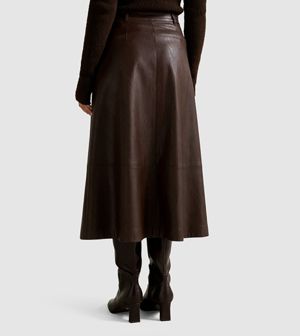 فوريفر نيو  devil-wears-prada - بني  Midi Skirts