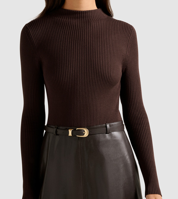 Forever New - Brown Midi Dresses