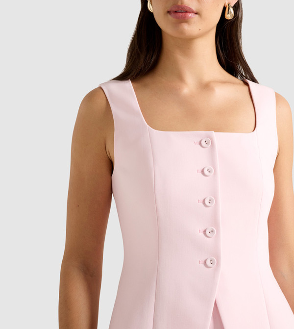 Forever New  Jackets & Coats - Pink Waistcoats