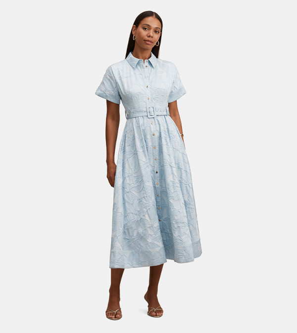 Forever New Forever New - Blue Shirt & T-Shirt Dresses