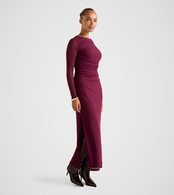 فوريفر نيو  فساتين - بنفسجي  Midi Dresses