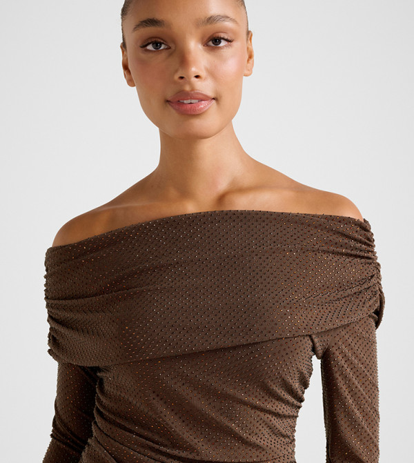 Forever New  Clothing - Brown Casual Tops