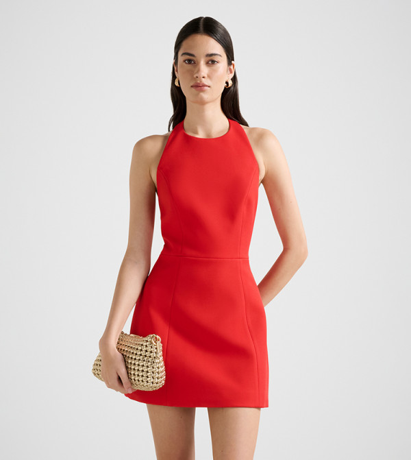 Forever New  satin-going-out - Red Mini Dresses