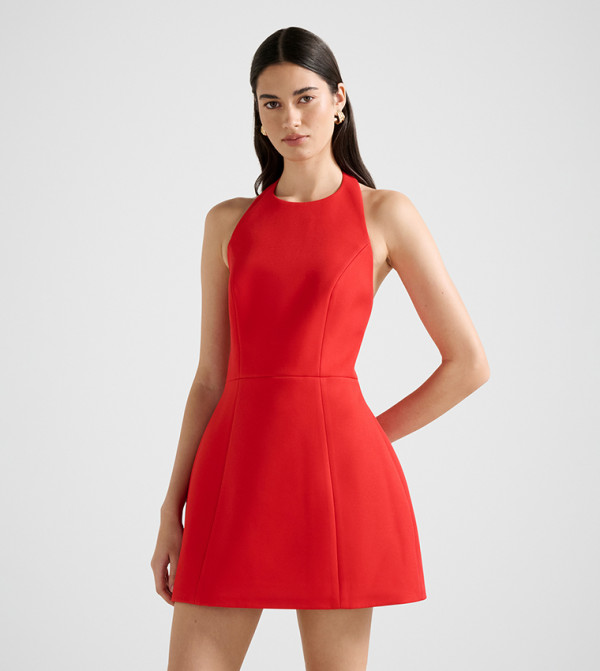 Forever New  satin-going-out - Red Mini Dresses