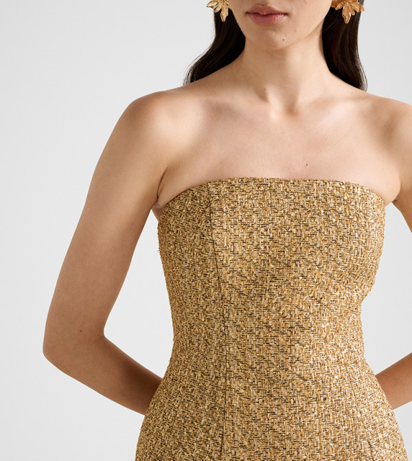 فوريفر نيو  devil-wears-prada-miranda - ذهبي Mini Dresses