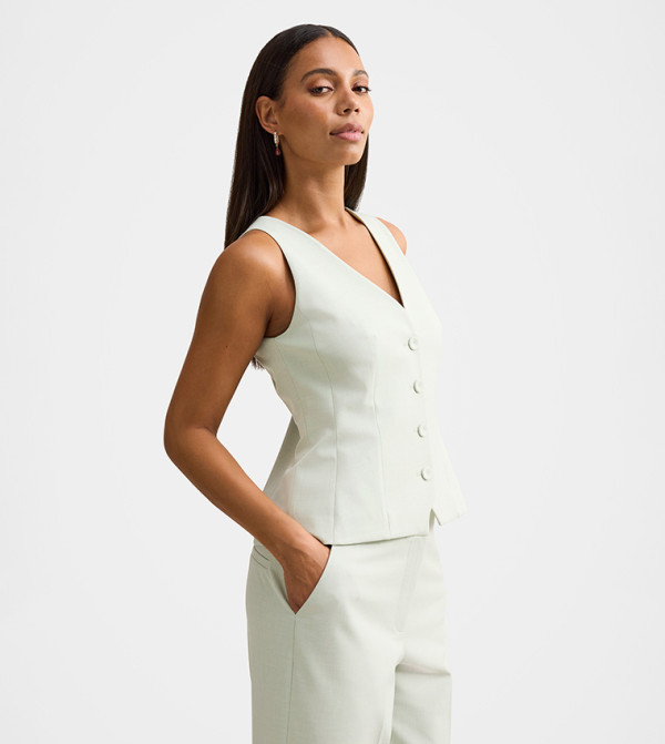 فوريفر نيو  devil-wears-prada - أخضر معاطف للخصر