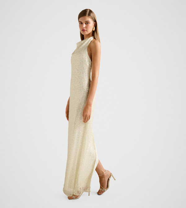 فوريفر نيو  devil-wears-prada-miranda - بيج Maxi Dresses